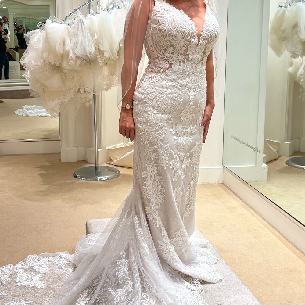 Maggie Sottero Delilah wedding gown lace beading 14 - Picture 7 of 7